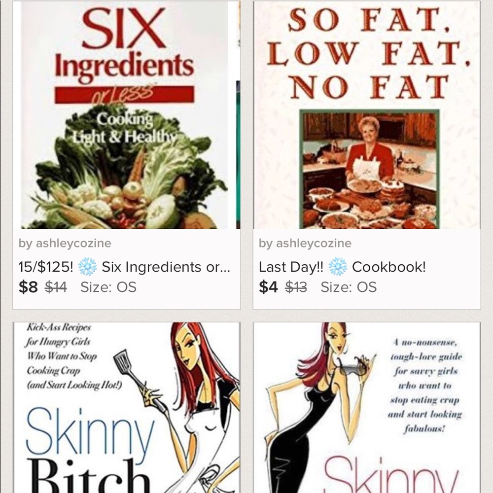 14/$44 Cook books!
